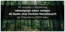 Tymczasowy zakaz wstępu do lasów